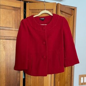 Clothes by Revenue Vibrant Red Wool Blazer